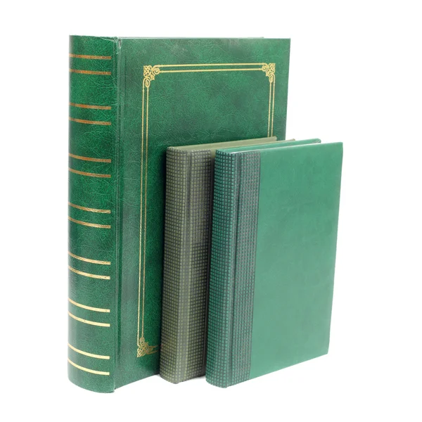 Grüne Bücher — Stockfoto