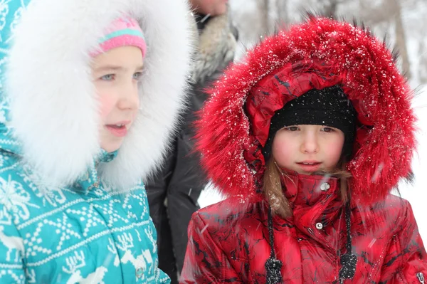 Bambini invernali — Foto Stock