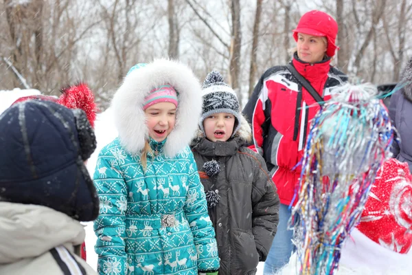 Niños de invierno — Foto de Stock