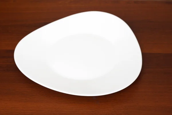 Λευκό πιάτο — Φωτογραφία Αρχείου