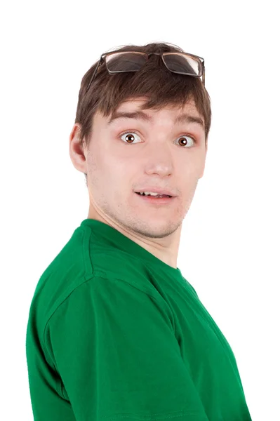 Young man surprised — Stock Photo, Image