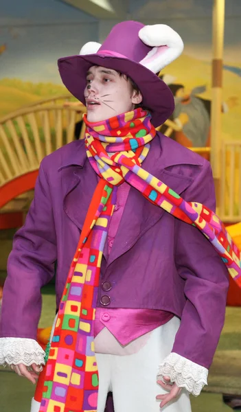 Schauspieler in der Rolle des Hasen — Stockfoto