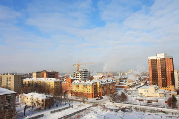 Vista de invierno ciudad — Foto de Stock