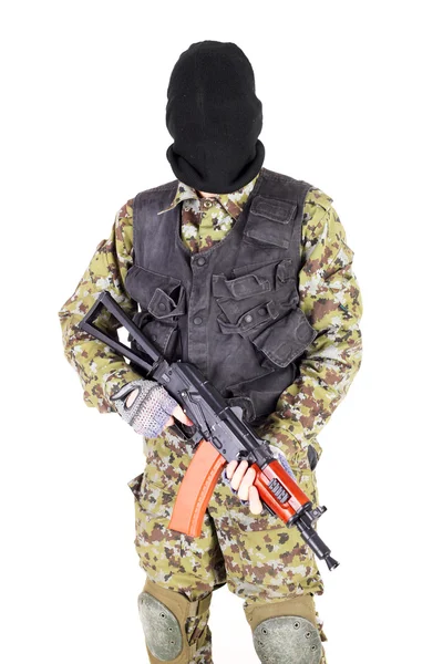 Soldier in camouflage — Stock Photo, Image