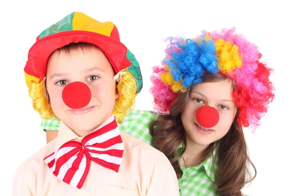 Niedliche kleine Clowns — Stockfoto