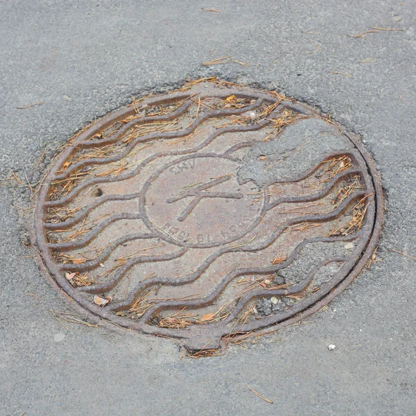 Manhole cover — Stock Photo, Image