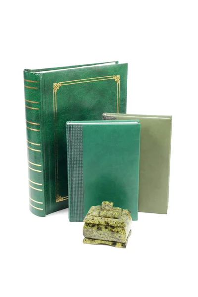 Green books — Stock Photo, Image