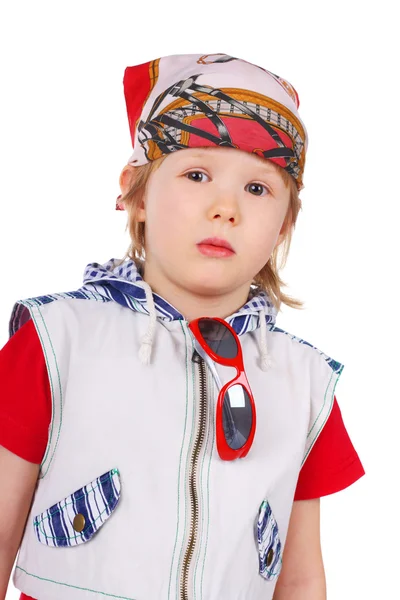 Little child in bandana — Stock Photo, Image