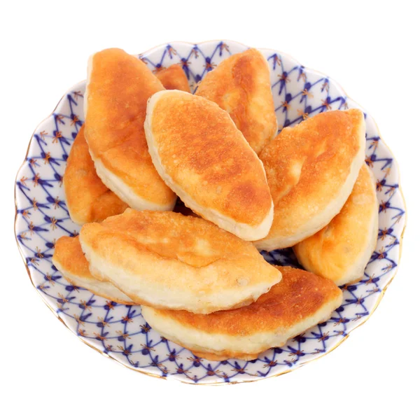 Pasties on plate — Stock Photo, Image