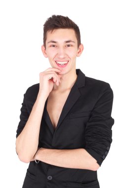 yakışıklı genç bir adam