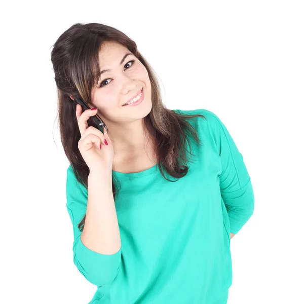 Asiatico ragazza con il telefono — Foto Stock