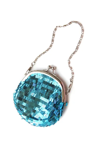 Little blue handbag — Stock Photo, Image