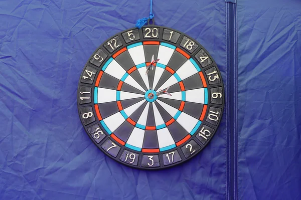 Darts on the kid room wall — Stock Photo, Image