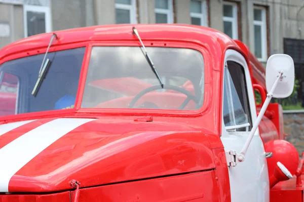 Motor de incêndio vermelho — Fotografia de Stock