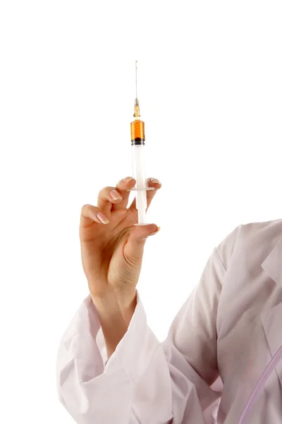 Syringe met de geneeskunde — Stockfoto