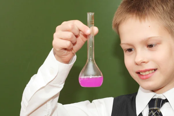 Çocuk kimyasal ajan tüpler — Stok fotoğraf
