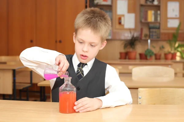 Çocuk kimyasal ajan tüpler — Stok fotoğraf
