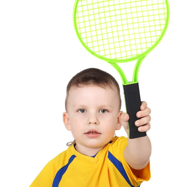 Nuori tennispelaaja — kuvapankkivalokuva