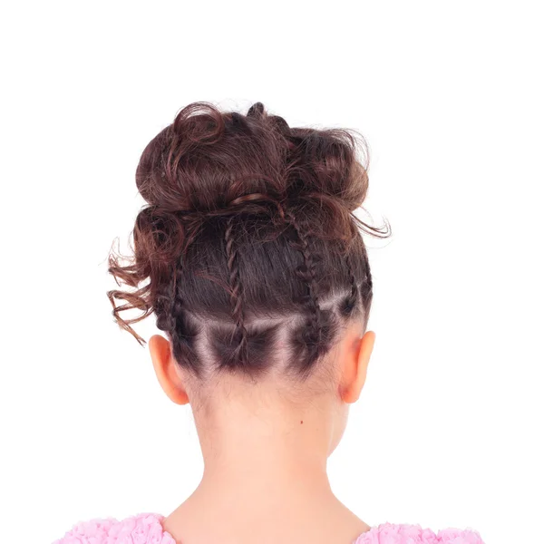 Menina penteado — Fotografia de Stock