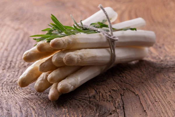Bos Witte Asperges Hout — Stockfoto