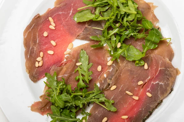 意大利的Carne Salada肉 — 图库照片