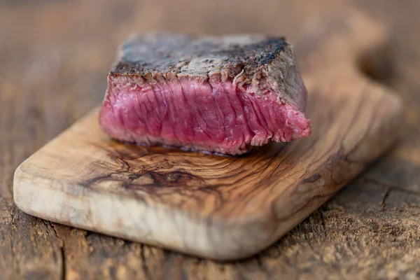 Slice Steak Wood — Stock fotografie