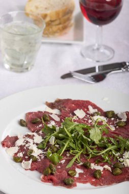 Trentino İtalya 'dan tuzlanmış et.