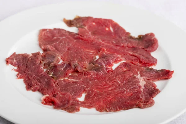 Gezouten Vlees Van Trentino Italië — Stockfoto