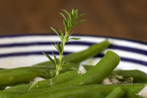 Salad French Beans — Stock Photo, Image