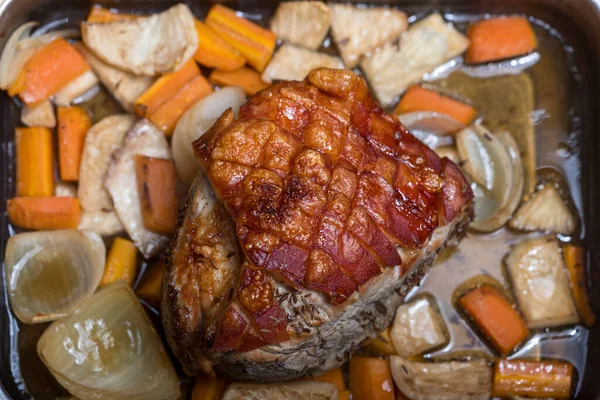 Bavarian Roasted Pork Casserole — Stock Photo, Image