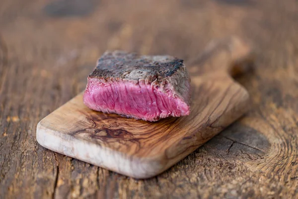 Slice Steak Wood — Stock fotografie