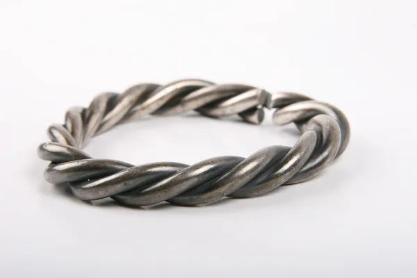 Bracciale in argento — Foto Stock