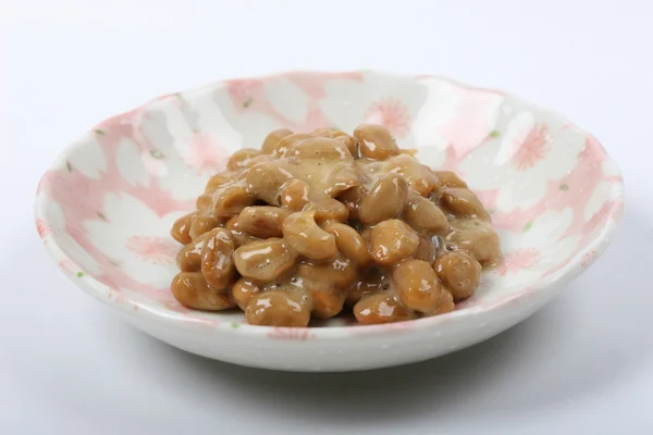 Japans eten van natto Stockafbeelding