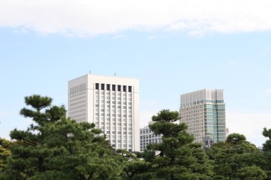Tokyo office building clipart