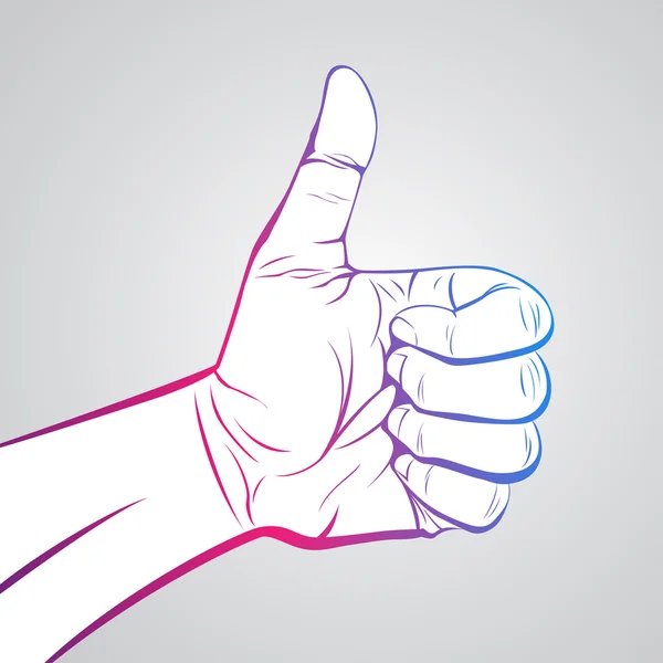 Thumb Up — Stock Vector