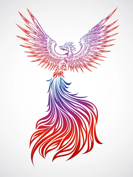 Phoenix se lève — Image vectorielle