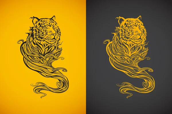 Espíritu de tigre — Archivo Imágenes Vectoriales