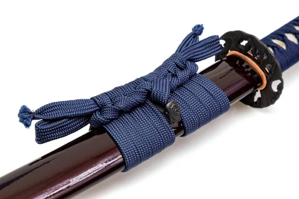 Navy Blue Sageo Navy Blue Silk Rope Tying — Photo
