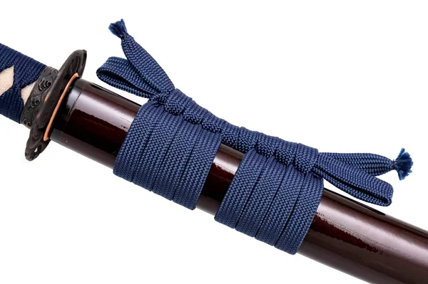 Navy Blue Sageo Navy Blue Silk Rope Tying — Stock Fotó