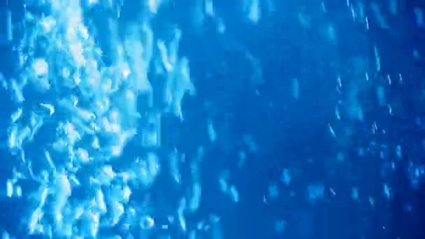 Burbujas en el agua — Vídeo de stock