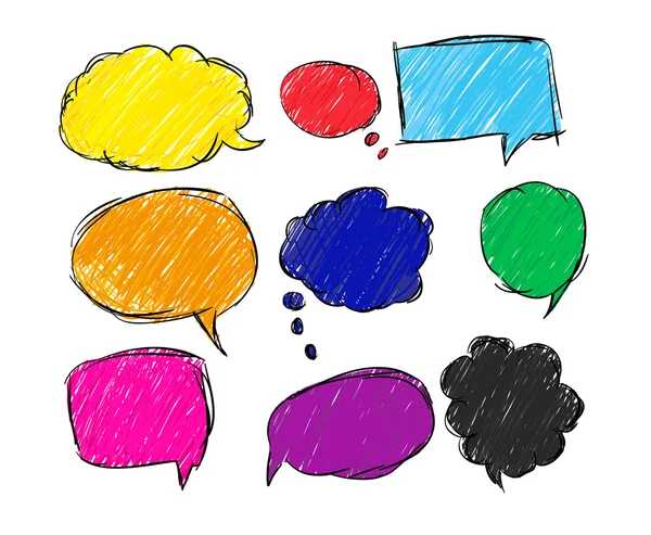 konuşma için renkli balon