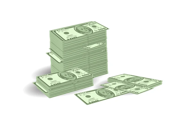 Stack d'argent — Image vectorielle
