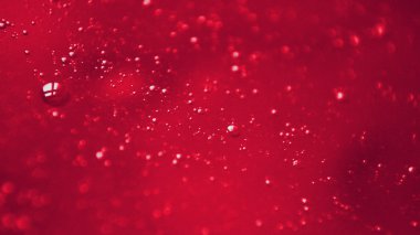 sıvı kabarcıkları ile