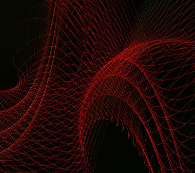 koyu arka plan üzerinde kırmızı çizgiler