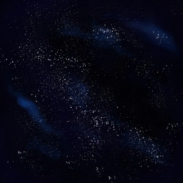 繁星点点的天空 — 图库照片