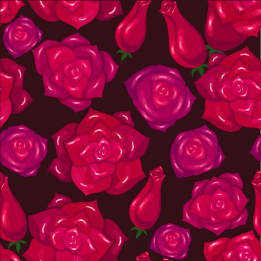 Kusursuz gül deseni