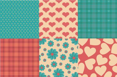 Vintage sorunsuz arka planlar