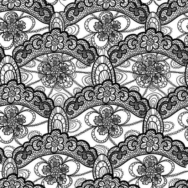 Seamless lace pattern — Stock Vector