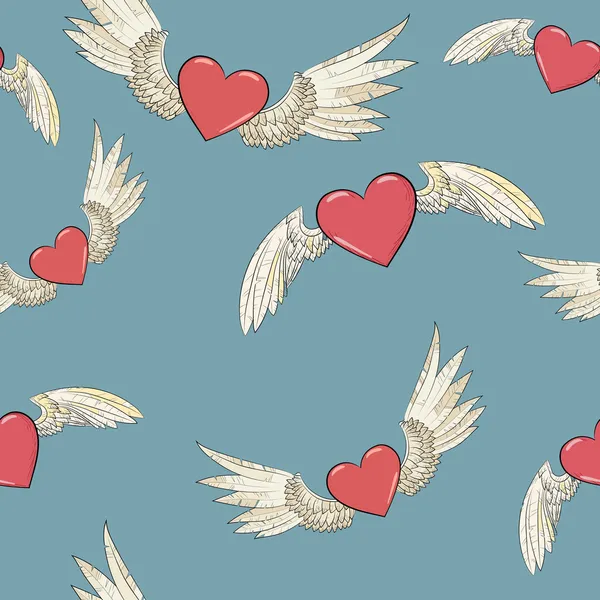 vektör sorunsuz kanatları ve kalp