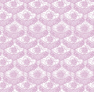 Dikişsiz dantel modeli